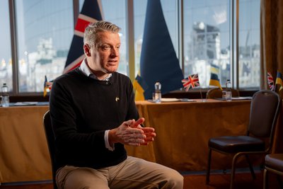 Заступник міністра оборони Великої Британії з питань збройних сил Люк Поллард у Києві
