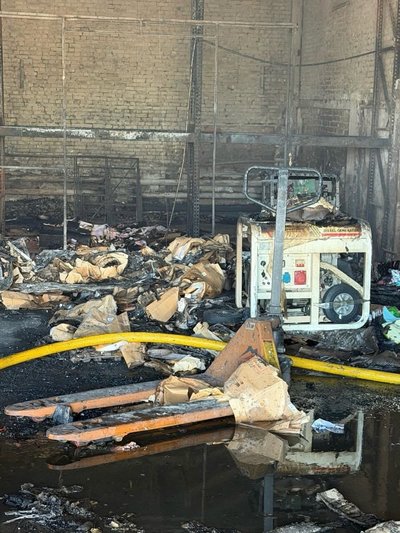 Внаслідок російської атаки на Київ знищений склад фундації Олени Зеленської Внаслідок російської атаки на Київ знищений склад фундації Олени Зеленської