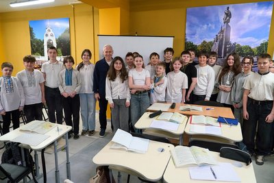 У Слобідському районі Харкова відкрили підземну школу У Слобідському районі Харкова відкрили підземну школу