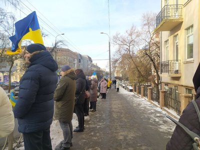 Рівне ланцюг єднання 22 січня 2024 року Рівне ланцюг єднання 22 січня 2024 року