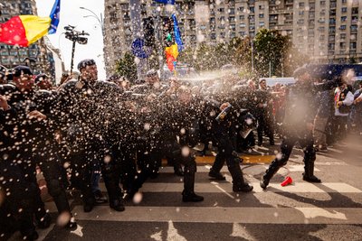 У Румунії між фермерами та поліцією стались сутички під час протестів