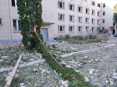 Сумський пансіонат для літніх людей: другий день після обстрілу
