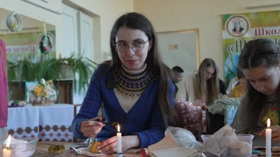 майстер клас з писанкарства, школа писанок, кутківці, будинок культури, тернопіль