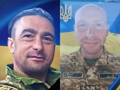 Військові Віктор Шкробанець та Павло Бабич Військові Віктор Шкробанець та Павло Бабич