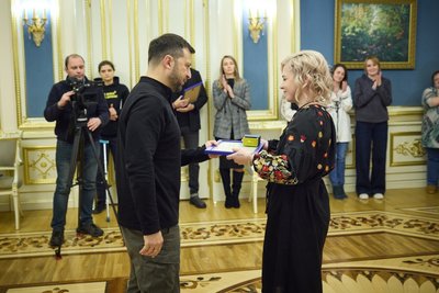 Анастасія Халіулова отримала відзнаку "Золоте серце"