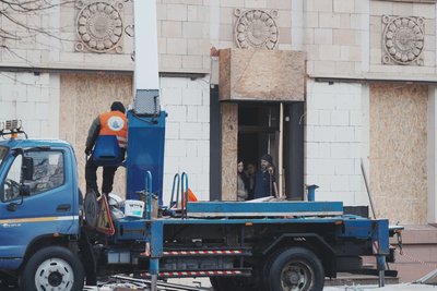 Який вигляд має вулиця Сумська у Харкові після удару "Шахеда" Який вигляд має вулиця Сумська у Харкові після удару "Шахеда"