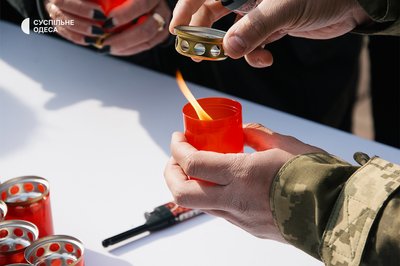 В Одесі вшанували пам'ять загиблих бійців 126 бригади ТРО ЗСУ В Одесі вшанували пам'ять загиблих бійців 126 бригади ТРО ЗСУ
