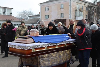Прощання зі старшим солдатом Вадимом Сніжинським, 15 січня 2026 року Прощання зі старшим солдатом Вадимом Сніжинським, 15 січня 2026 року