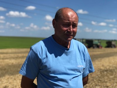 Володимир Новосад, агроном, жнива, зернові Володимир Новосад, агроном, жнива, зернові