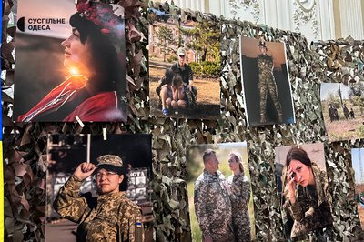 "Війна має жіноче ім'я": в Одесі відкрилася фотовиставка офіцерки ЗСУ