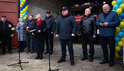 Відкиття пожежної команди у селі Колодне, Тернопільщина, 12 грудня 2025 року Відкиття пожежної команди у селі Колодне, Тернопільщина, 12 грудня 2025 року