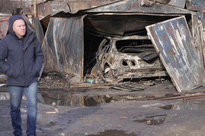 Який вигляд має місце атаки БпЛА на Дніпро: фоторепортаж