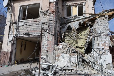 Війська РФ атакували з артилерії Корабельний район Херсона Війська РФ атакували з артилерії Корабельний район Херсона
