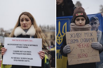 Вчергове в Житомирі провели акцію на підтримку полонених і зниклих безвісти Вчергове в Житомирі провели акцію на підтримку полонених і зниклих безвісти