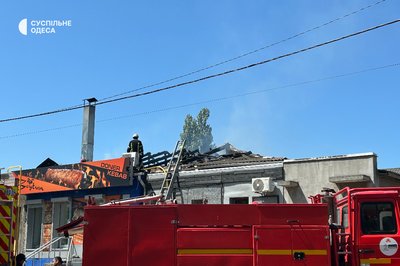 В центрі Ізмаїлі сталася пожежа в двох кафе