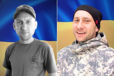 Загиблі військові Павло Гаврилюк та Олексій Довбуш Загиблі військові Павло Гаврилюк та Олексій Довбуш
