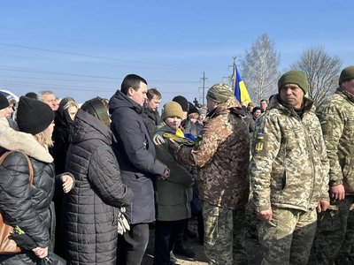 Попрощалися з захисником Василем Фіалкою, похорон військового, лютий 2025 Попрощалися з захисником Василем Фіалкою, похорон військового, лютий 2025