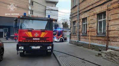 У центрі Луцька горіла квартира