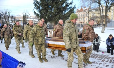 Петро Заяць, Чортківська міська рада, похорон, 7 січня 2026, Тернопіль Петро Заяць, Чортківська міська рада, похорон, 7 січня 2026, Тернопіль