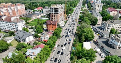 Тернопіль, зустріч тіла, колона Тернопіль, зустріч тіла, колона