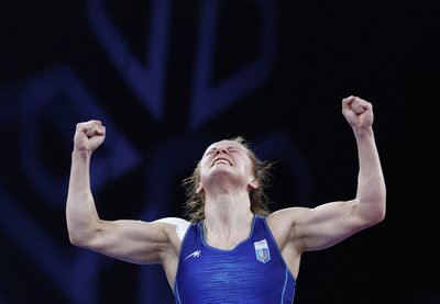 Ірина Коляденко із затейпованим плечем на Олімпіаді-2024 Ірина Коляденко із затейпованим плечем на Олімпіаді-2024