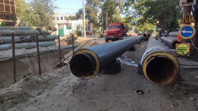 Роботи із заміни труб у Миколаєві, що здійснює "Миколаївська ТЕЦ", 20 вересня 2024 року Роботи із заміни труб у Миколаєві, що здійснює "Миколаївська ТЕЦ", 20 вересня 2024 року