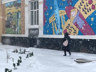 "Ідеш, а снігу по коліна". Як справляються з прибиранням снігу в Охтирці "Ідеш, а снігу по коліна". Як справляються з прибиранням снігу в Охтирці