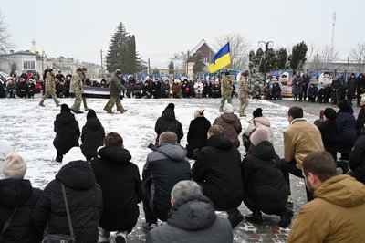 Похорон, Віктор Шевчук, ЗСУ, 30 грудня, Лановецька громада