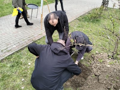 У Луцьку заклали капсулу на місці майбутнього "Парку ветеранів"