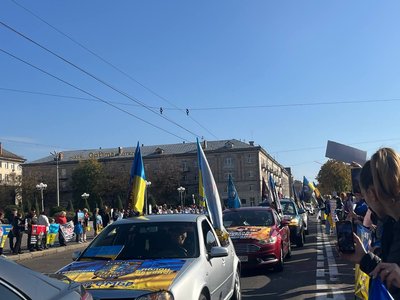 У Черкасах провели акцію на підтримку полонених та зниклих безвісти