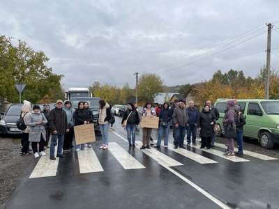 Мітинг, протест, акція, дорога, Солотвин Мітинг, протест, акція, дорога, Солотвин