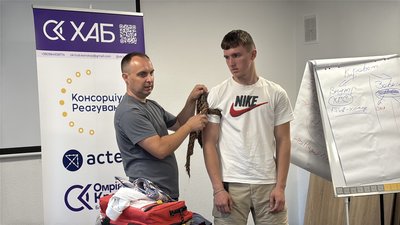 У Конотопі проводять навчання для цивільних з першої медичної допомоги