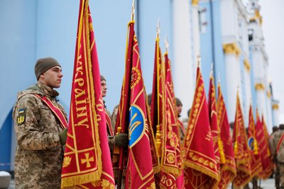 Бригада тероборони з Одеси, яка звільняла Херсон, отримала бойовий прапор Бригада тероборони з Одеси, яка звільняла Херсон, отримала бойовий прапор