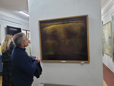 Виставку монументаліста-філософа до Дня художника презентували у Рівному Виставку монументаліста-філософа до Дня художника презентували у Рівному