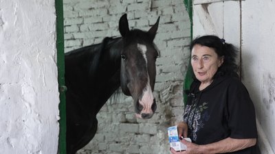 Більше 70 років присвятила коням жителька Рівненщини Вікторія Марущак Більше 70 років присвятила коням жителька Рівненщини Вікторія Марущак