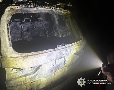 Підпалили автомобіль бізнесмена: столичні поліцейські повідомили про підозру двом фігурантам Підпалили автомобіль бізнесмена: столичні поліцейські повідомили про підозру двом фігурантам