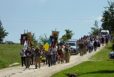 Прощання з військовим, Петро Петрук, Тернопільщина, серпень 2024