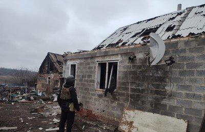 Наслідки обстрілів Донеччини 17 березня. Фото: сайт поліції Донеччини Наслідки обстрілів Донеччини 17 березня. Фото: сайт поліції Донеччини