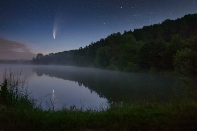 комета, фото, зорі, астрозйомка комета, фото, зорі, астрозйомка