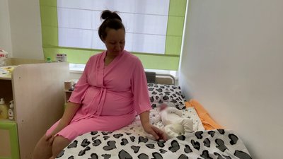 "Я відчувала, що він буде великий": що розповіла мати хлопчика, яка народила сина вагою п'ять кілограмів у Рівному "Я відчувала, що він буде великий": що розповіла мати хлопчика, яка народила сина вагою п'ять кілограмів у Рівному