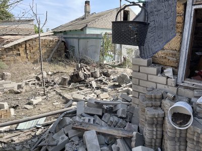 Херсонщина, обстріли, вересень 2024, подвір'я Херсонщина, обстріли, вересень 2024, подвір'я