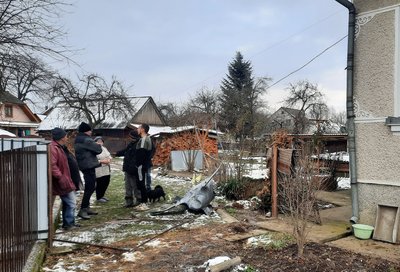 Атака РФ, обстріл, Франківщина, село, ракета Атака РФ, обстріл, Франківщина, село, ракета
