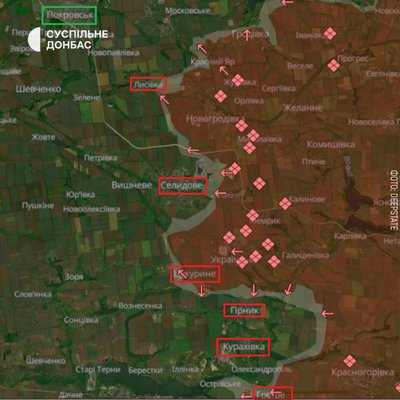 Курахівський та Покровський напрямки Курахівський та Покровський напрямки