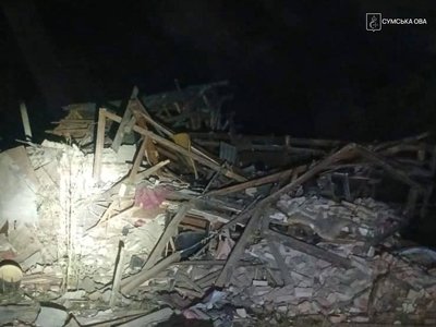 У Сумах поранено шість людей після нічної атаки армії РФ з авіації У Сумах поранено шість людей після нічної атаки армії РФ з авіації