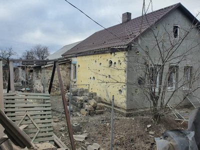 Наслідки обстрілів Курахового 28 січня. Фото: Facebook / Роман Падун Наслідки обстрілів Курахового 28 січня. Фото: Facebook / Роман Падун