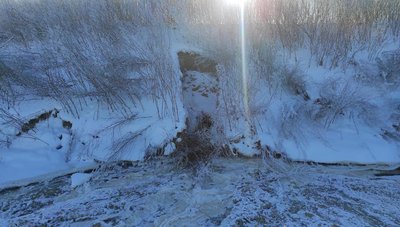 Забрудення, землі, рідкі відходи, дорога, 20 січня 2026, Тернопіль Забрудення, землі, рідкі відходи, дорога, 20 січня 2026, Тернопіль