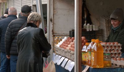 У Черкасах на ринку здорожчали яйця