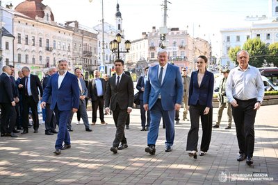 Візит міністрів закордонних справ України, Румунії та Молдови до Чернівці Візит міністрів закордонних справ України, Румунії та Молдови до Чернівці