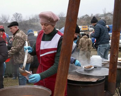 День Соборності, волонтери, польова кухня День Соборності, волонтери, польова кухня