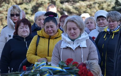 У Південноукраїнську Миколаївської області провели в останню путь Василя Аркушу